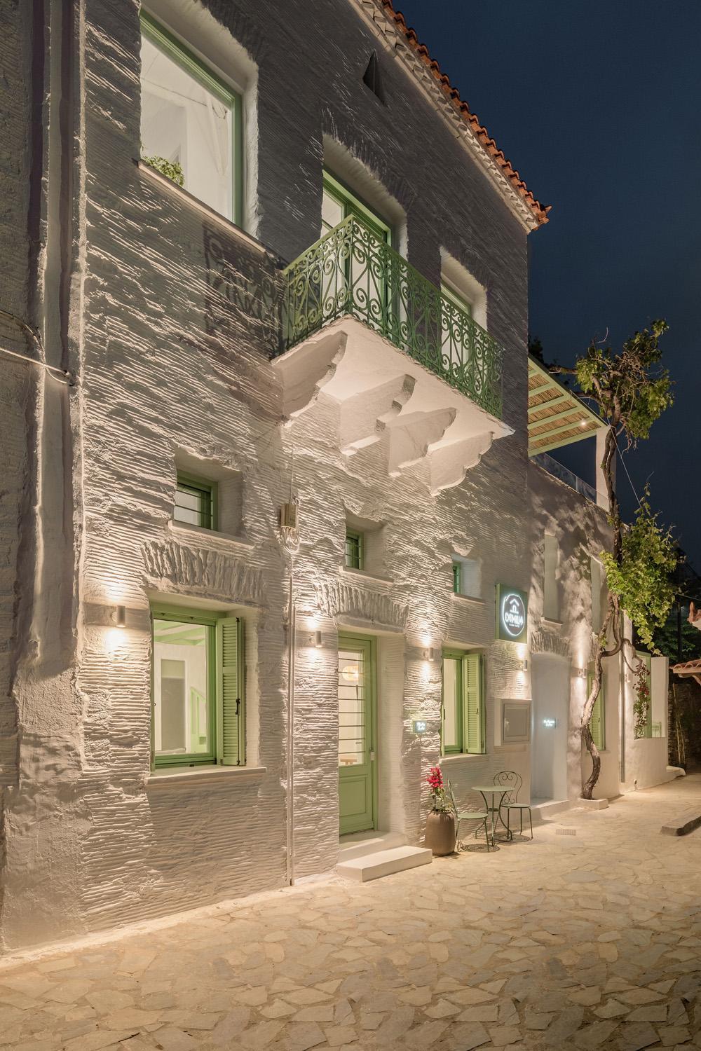 Demilia Luxury Suites Batsi Exterior foto